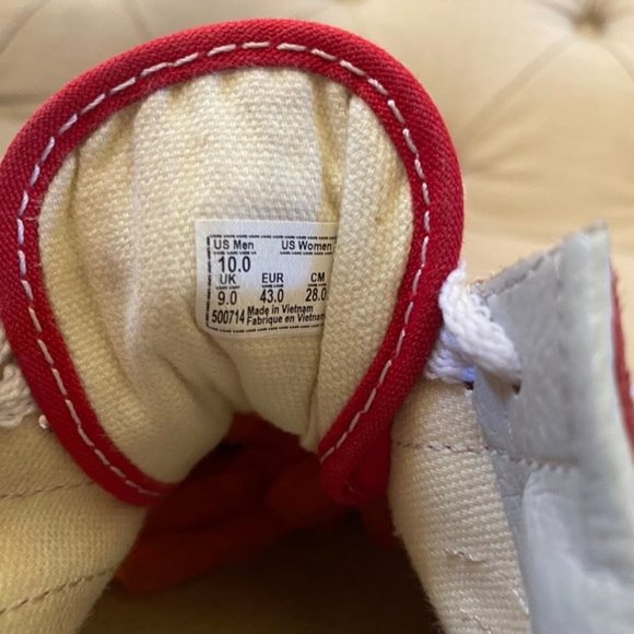 Custom Chik-fil-A Vans Old Skool Primary Checkerboard Red White size 10 - Picture 9 of 10